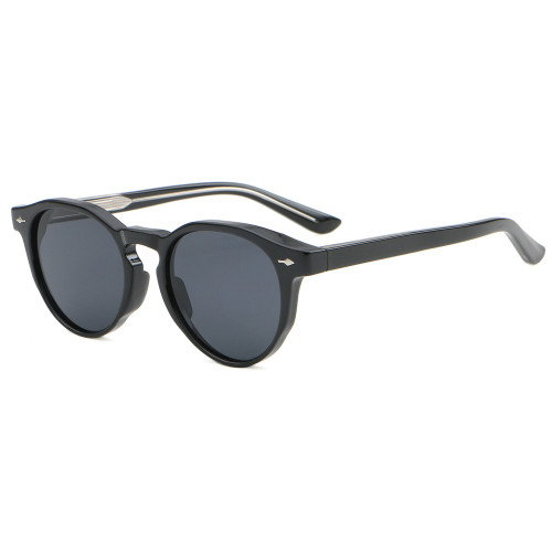 Women Round Frame Classic Cat Eye Sunglasses