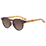 Women Round Frame Classic Cat Eye Sunglasses