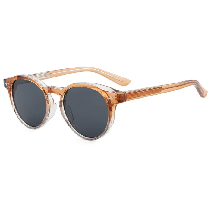 Women Round Frame Classic Cat Eye Sunglasses