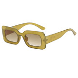 Retro Rectangle Colorful Outdoor Sunglasses