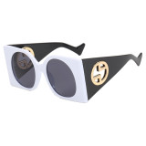 Luxury Oversize UV400 Gradient Shades Sunglasses
