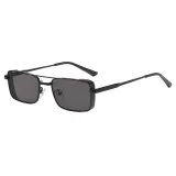Classic Small Rectangle Metal Frame Sunglasses
