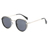 Retro Vintage Round Metal Frame UV400 Sunglasses