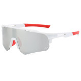 Flat Top Sports Outdoor Cycling Shield Goggle Mirror Sunglasses