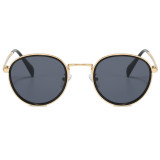 Retro Vintage Round Metal Frame UV400 Sunglasses