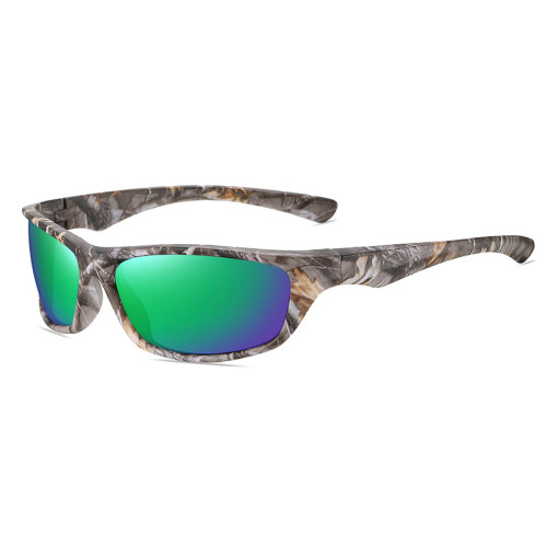 Polarized Camo Frame Outdoor Sporty Sunglasses