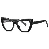 Cat Eye Reading Computer Reinforced Wire-Core Temples Anti Blue Light Glasses