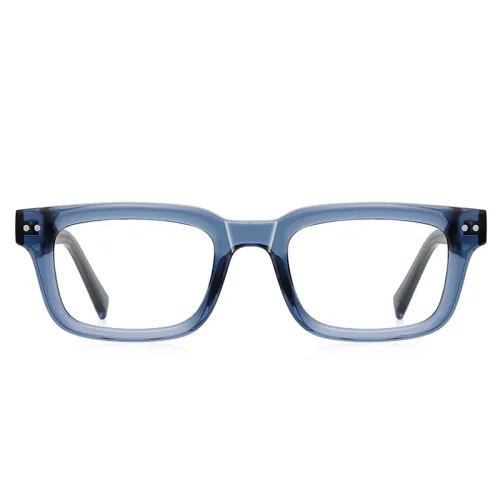 Rectangle Reinforced Wire-Core Temples Blue Light Blocking Glasses