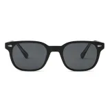 Retro Classic Round Reinforced Wire-Core Temples Sunglasses  