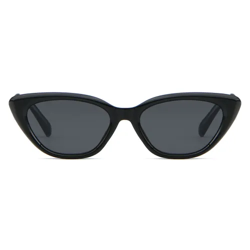 Cat Eye Women Triangle Reinforced Wire-Core Temples Sunglasses