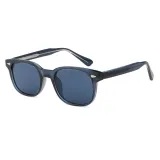 Retro Classic Round Reinforced Wire-Core Temples Sunglasses  