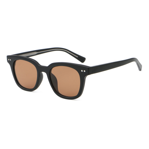 Classic Square Cat Eye Hipster Reinforced Wire-Core Temples Sunglasses