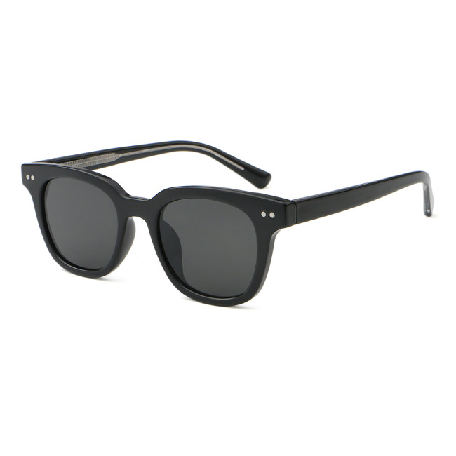Classic Square Cat Eye Hipster Reinforced Wire-Core Temples Sunglasses