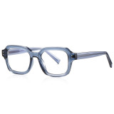 Rectangle Stylish Reinforced Wire-Core Temples Blue Light Blocking Glasses