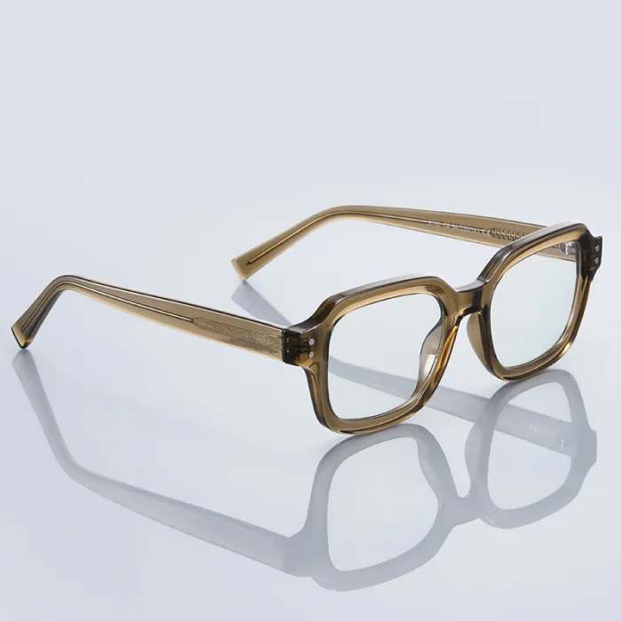 Rectangle Stylish Reinforced Wire-Core Temples Blue Light Blocking Glasses