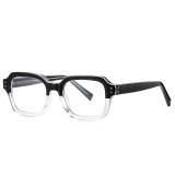 Rectangle Stylish Reinforced Wire-Core Temples Blue Light Blocking Glasses