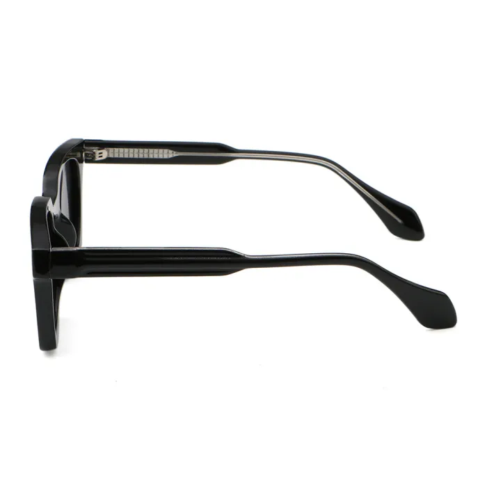 Vintage Square Cat Eye Reinforced Wire-Core Temples Hipster Tinted Sunglasses