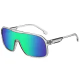 Polarized Oversized Shield Cycling Sports Sunglasses