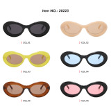 Women Retro Cat Eye Cool Oval Sunglasses