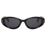 Retro Vintage Y2K Oval Cat Eye Sunglasses