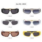 Flat Top Luxury Rectangle UV400 Shades Sunglasses