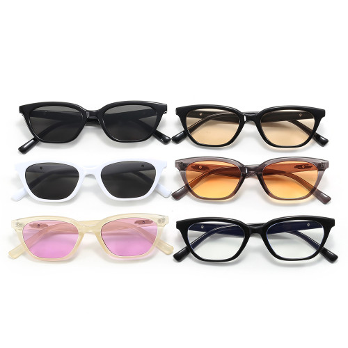 Rectangle Cat Eye Women Shades Sunglasses