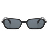 Women Tinted Lens Small Rectangular Sunglasses