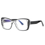 Women Rectangle Cat Eye Computer Blue Light Blocking Glasses