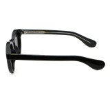 Classic Round Cat Eye Reinforced Wire-Core Temples Sunglasses