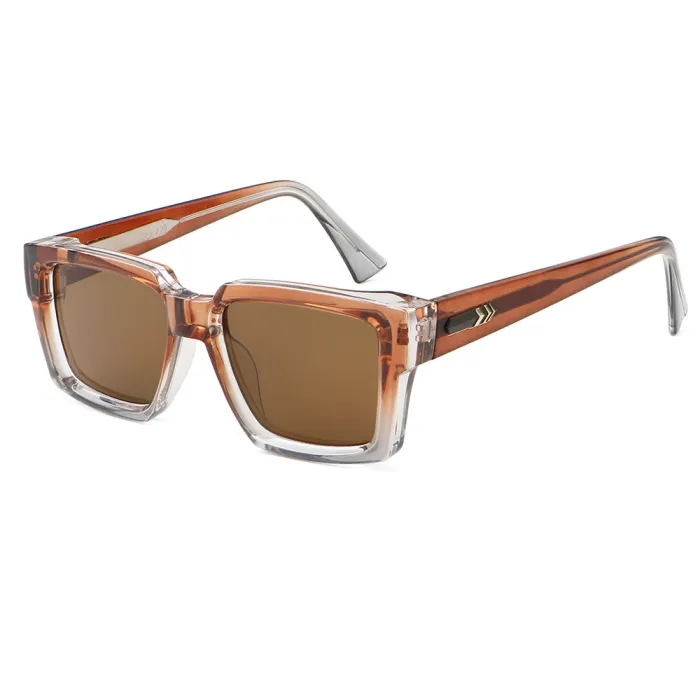 Oversized Thick Square Gradient Shades Sunglasses