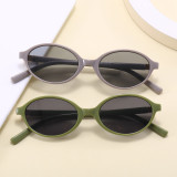 Retro Vintage Small Oval Sunglasses