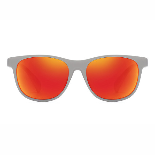 Square Chic Shield Mirrored Polarized Sporty Sunglasses