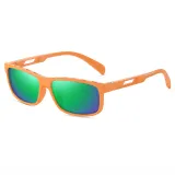 Reflective Polarized Rectangular Premium Sports Sunglasses