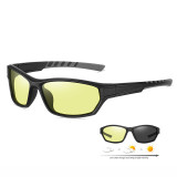 Rectangle Shape Outdoor Sports Cycling Running Polarized Sunglasses