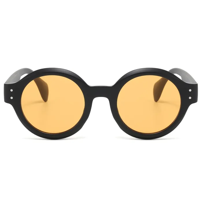 Retro Women Round Tinted Sunglasses