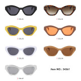 Cat Eye Women Irregular Polygonal Sunglasses