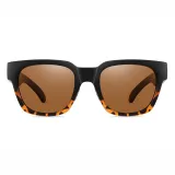 Square Shield Mirrored Polarized Sporty Sunglasses