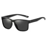 Vintage Square Chic Shield Mirrored Polarized Sporty Sunglasses
