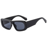 Rectangle Cat Eye Shades Flat Top Sunshade Sunglasses