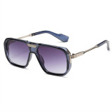 Retro Luxury Large Square Flat Top Shades Sunglasses
