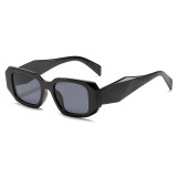 Rectangle Wide-legged UV Protection Trendy shades Sunglasses