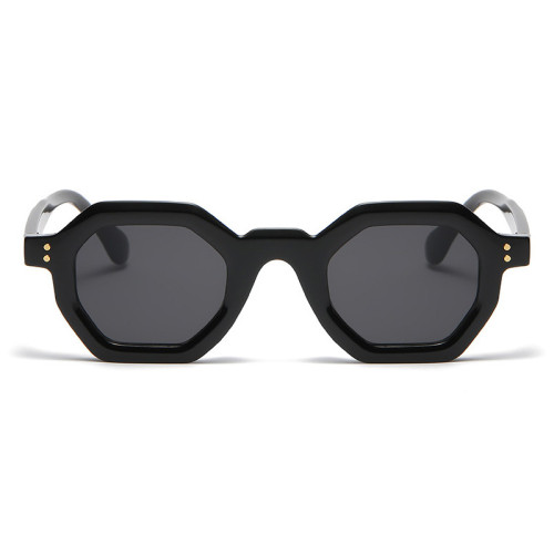 Retro Classic Hexagonal Frame Trendy Sunglasses