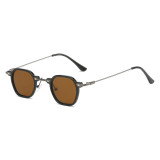 Retro Square Narrow Gradients Outdoor Sunglasses