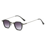 Retro Square Narrow Gradients Outdoor Sunglasses