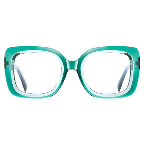 Women Square Cat Eye Computer Blue Light Blocking Glasses