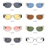 Retro Vintage Style Round Metal Steampunk Sunglasses
