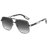 Fashion 2024 Men's Square Metal Driving Shades Pilot Style Sunglasses