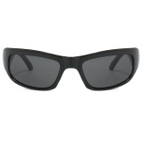 Rectangle Shades Sporty Y2K Sunglasses