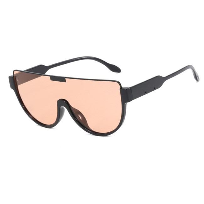 Oversize One Piece Lens Shades Sunglasses