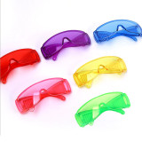Plastic glasses Transparent Protective Clear Safety Colorful Sunglasses
